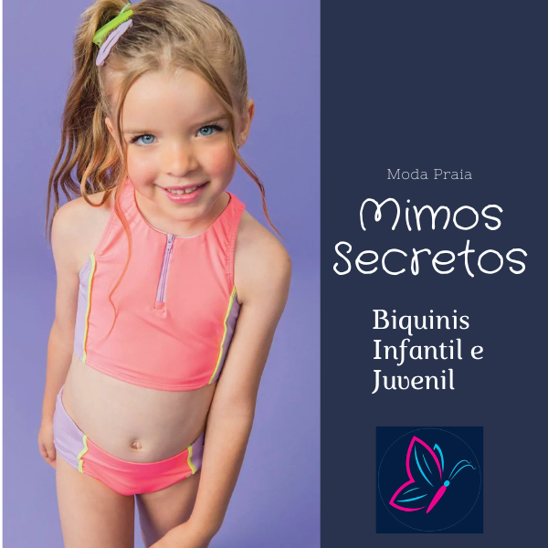 Conjunto Bíquinis Infantil e Juvenil Lara 69373 - Marca Infanti