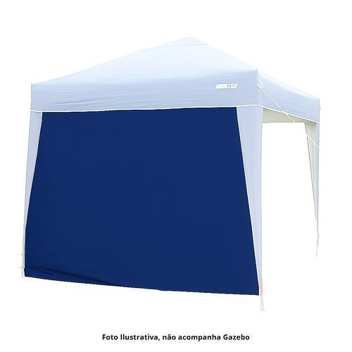 Parede Gazebo Polietileno 3 m 1,85 m Azul UV 50+ NAUTIKA