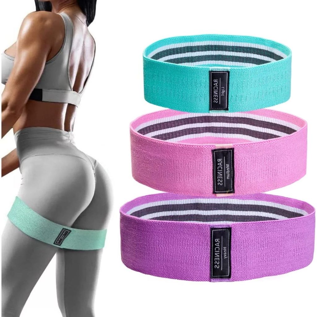 Kit Mini Band 3 Elastico Faixa Terabander Extensor Superband