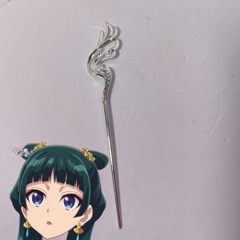 Pronto estoque Cat Cat Ren's Cos Metal Hairpin House Girl's Whisper Bidimensional Anime Antigo Estilo Chinês 26.10.7