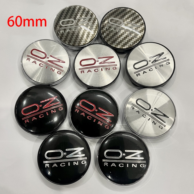 4 Peças 60mm OZ Hub Tampa Do Aro Carro Central Da Roda Para Racing Sport Logotipo Emblema Acessórios De Estilo Automátic