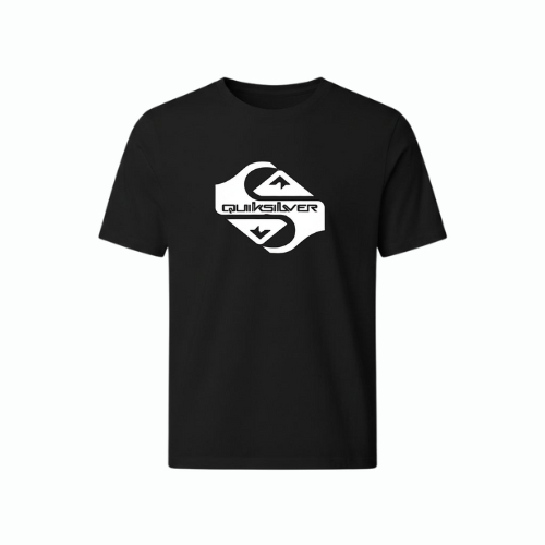 Camiseta Masculina Básica Quiksilver Canto Skate Surf Camisa T-shirt Algodão Confortável Qualidade
