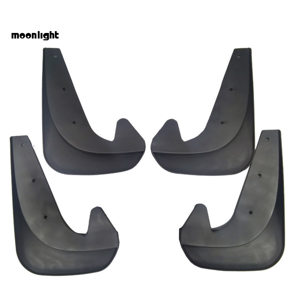4pcs Universal Car Mud Flaps with Screws Durable Pvc Splash Guards for Suv Truck Rv Front Rear Wheels Easy Install Fende