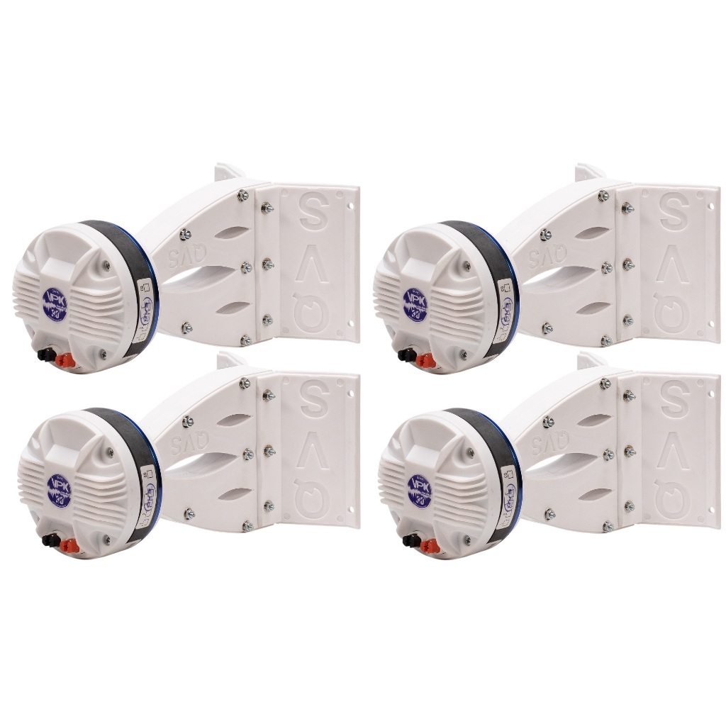 4 Driver QVS 30vpk 120w Rms 8 Ohms Titânio Drive Ti + 4 Guias 1325 Som Qualidade Original