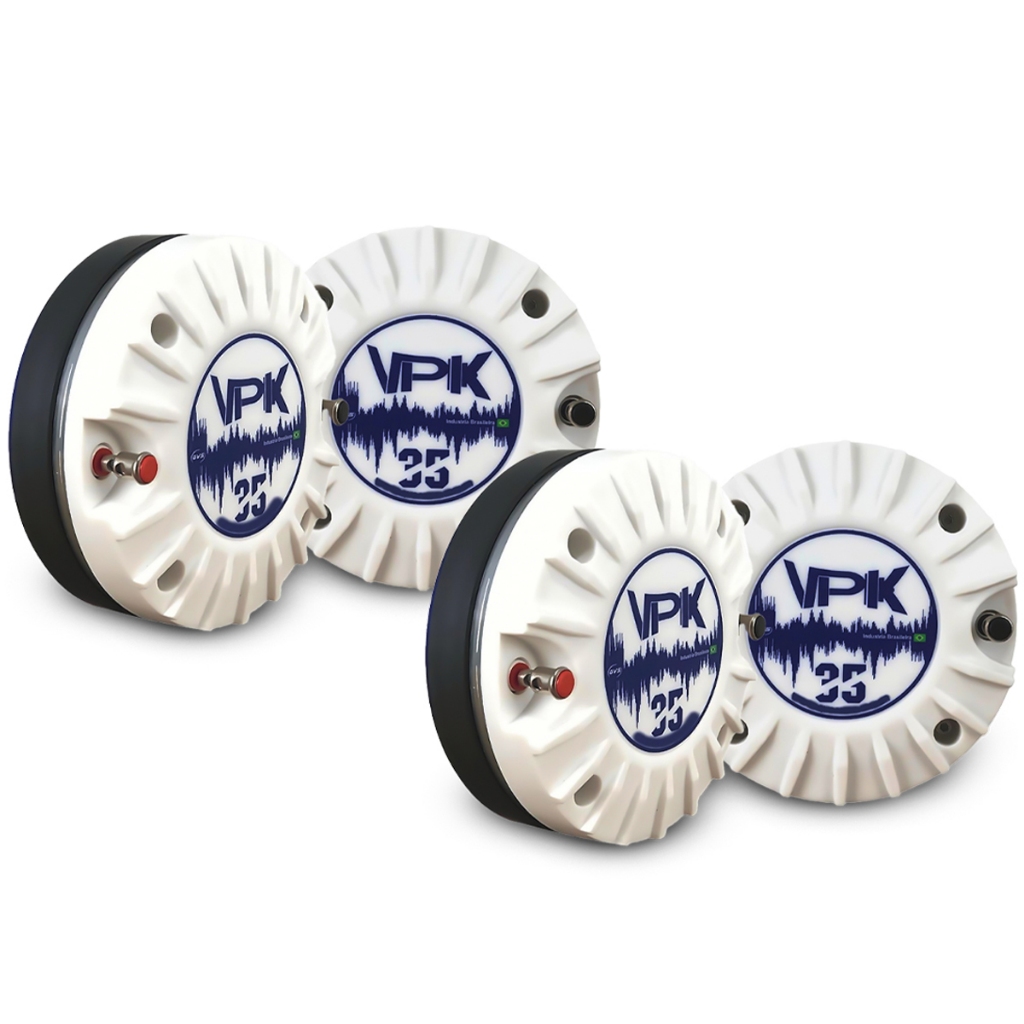 Kit 4 Drivers TI Corneta Titanium 8 ohms Som Automotivo Alta Qualidade