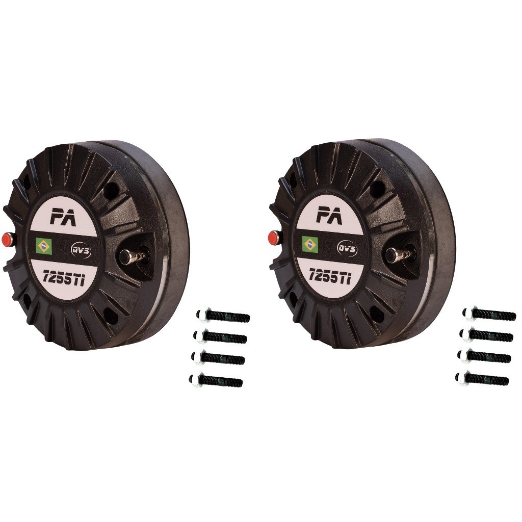 2 Driver Titânio Titanium 7255ti Trio 150W Rms Potência Som Profissional Qualidade Original