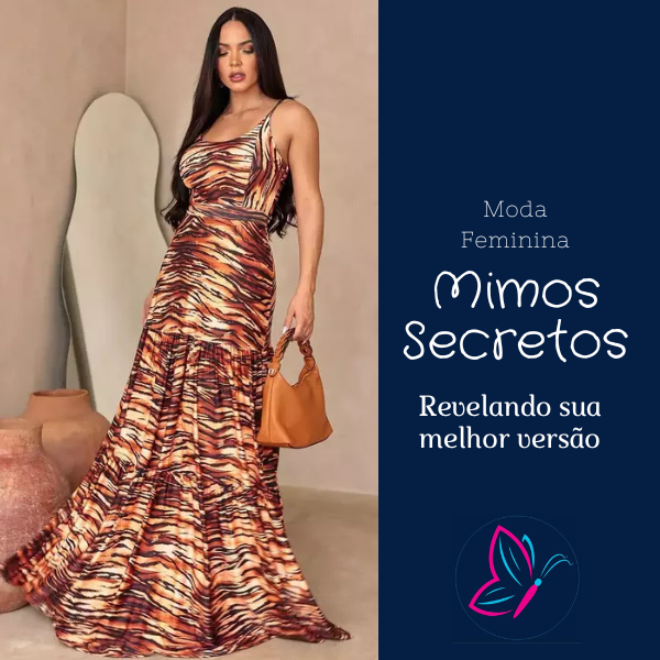 Vestido Isabela - Estampado Tigre