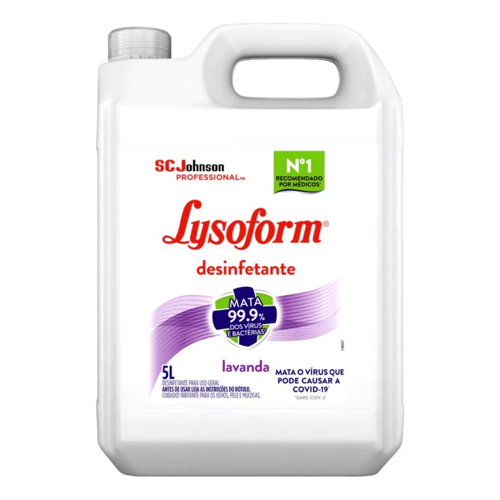 Desinfecção de Pisos e Banheiros Lysoform 5L
