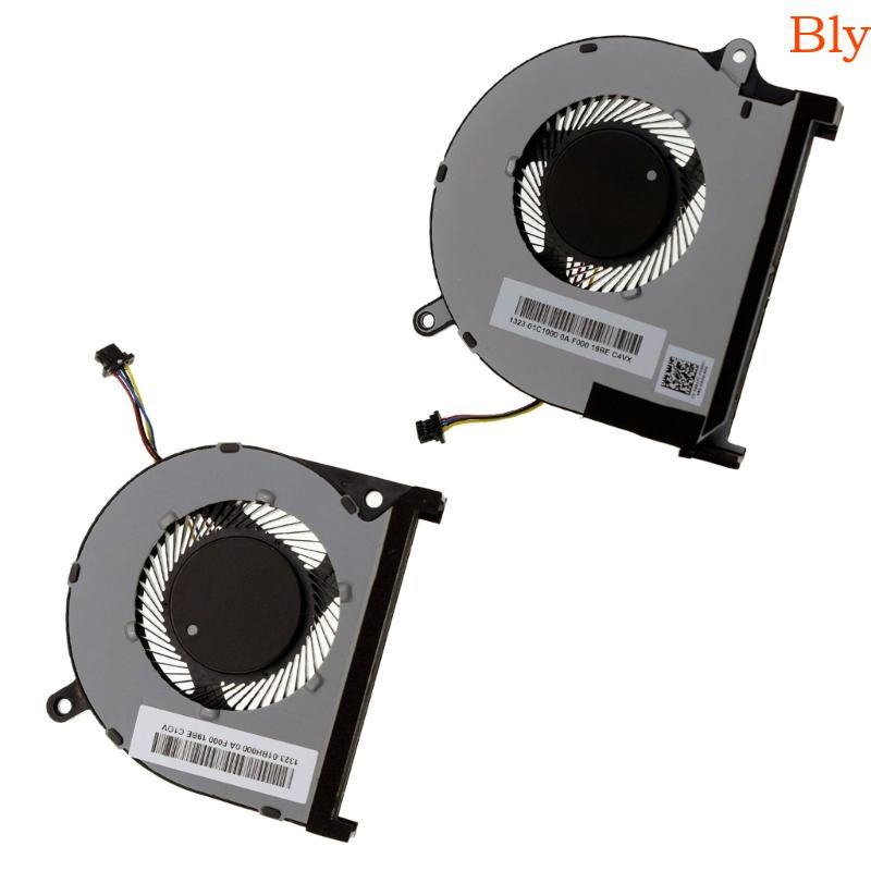 Bly Laptops Ventilador Refrigeração Radiadores DC5V 4Pin 4 Fios Silenciosos GPU CPU Coolers Para 15 7590 7591 7590 P8