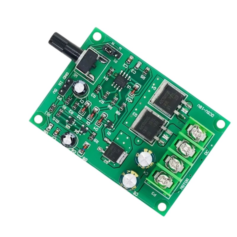 Li * DC5V-18V Placa Controladora Velocidade Do Motor PWM Controle Botão Para Projetos Baixa Tensão