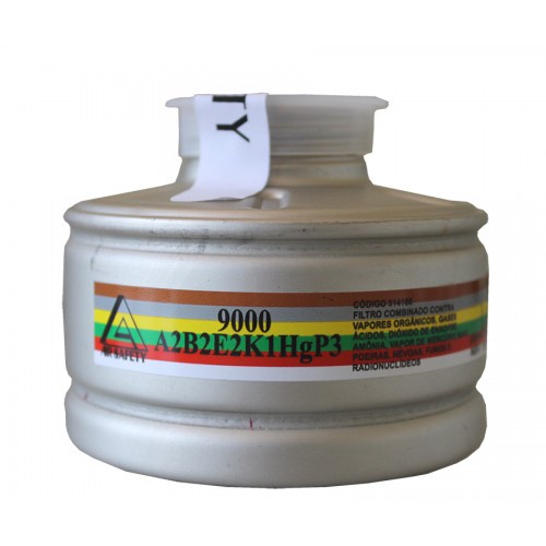 Filtro Quimico Para Máscara Full Face Tipo 9000 A2b2e2k1