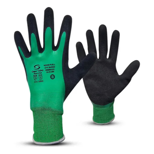 Luva Algodão Banho Latex SS1009 Nitrilon Full SUPER SAFETY
