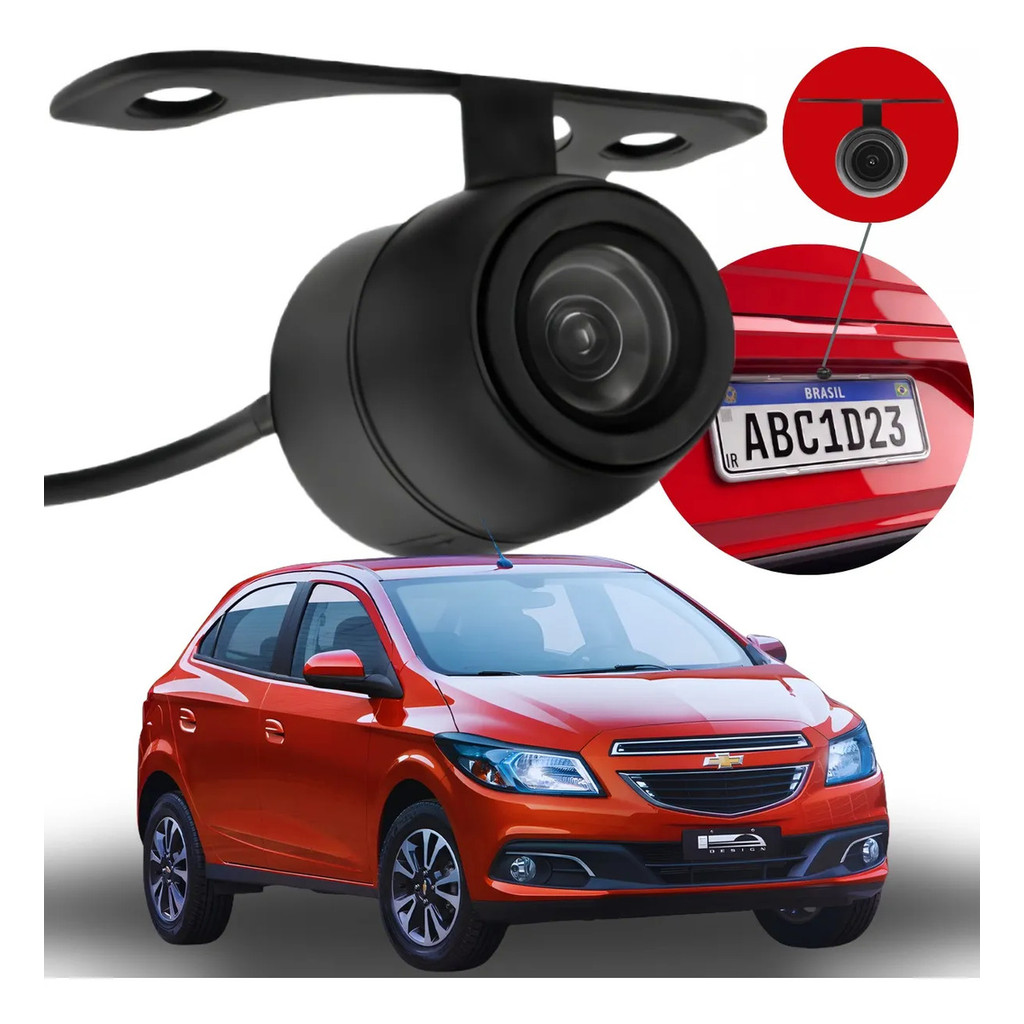 Câmera De Ré Smart Vision Hd Chevrolet Onix 2011 2012 2013 2014 2015 2016