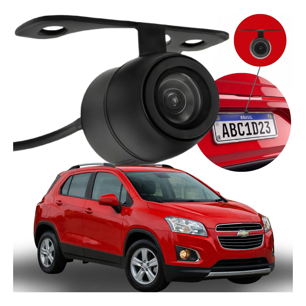 Câmera De Ré Smart Vision Hd Chevrolet Tracker 2014 2015 2016