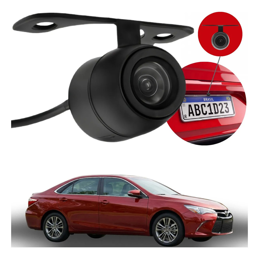 Câmera De Ré Smart Vision Hd Toyota Camry 2012 2013 2014 2015 2016 2017