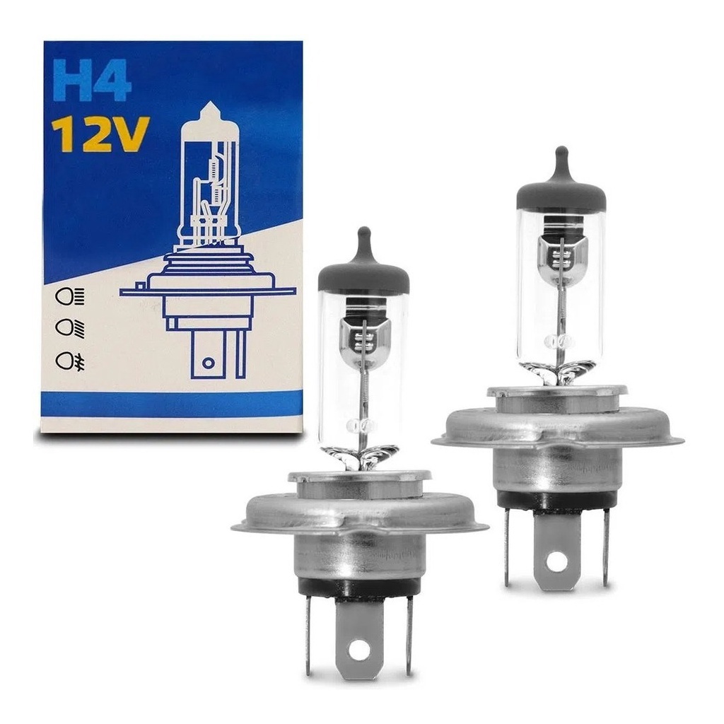 Par Lampada Halogena Standard H4 3200k A 3400k 60w 55w 12v