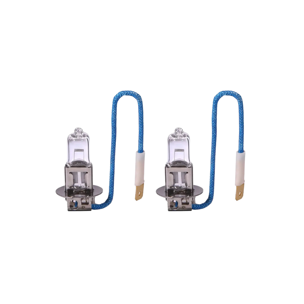 Par Lâmpadas Halógenas H3 PK22s 70W 24V 3200K Farol de Milha Automotivo