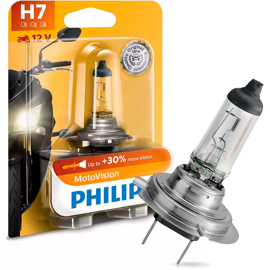 Lâmpada Philips Moto Vision 3200k 30% Mais Iluminação - Unidade