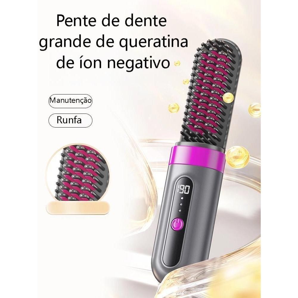 portátil Alisamento de cabelo não linha fio íon negativo anti-escaldamento automático ferro de ondulação JTKJ-369