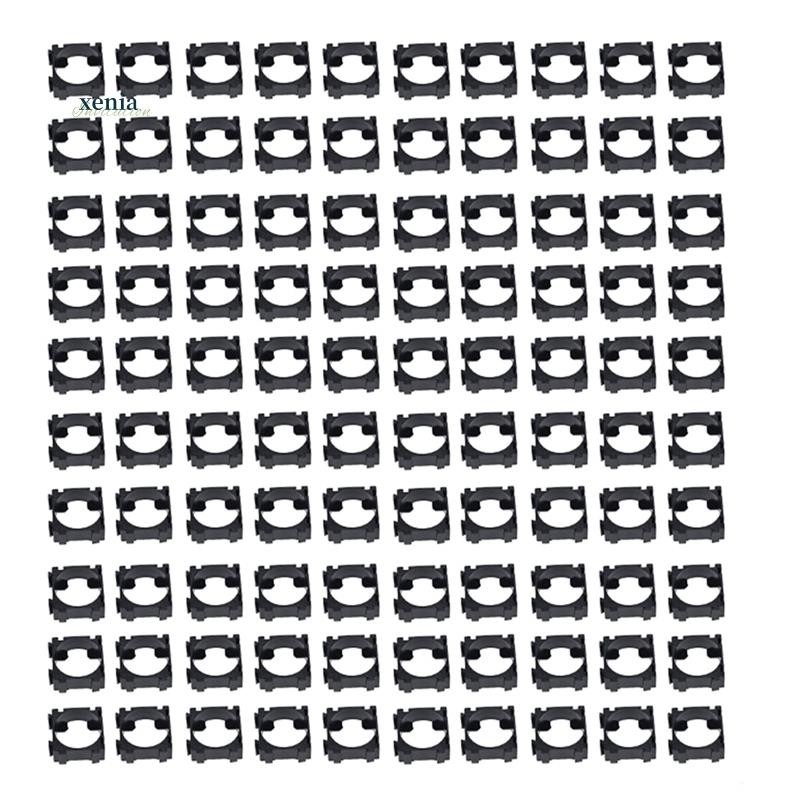 100 Peças 18650 Suporte De Bateria De Íon-Lítio Célula Cilíndrica Portátil Para Projetos DIY