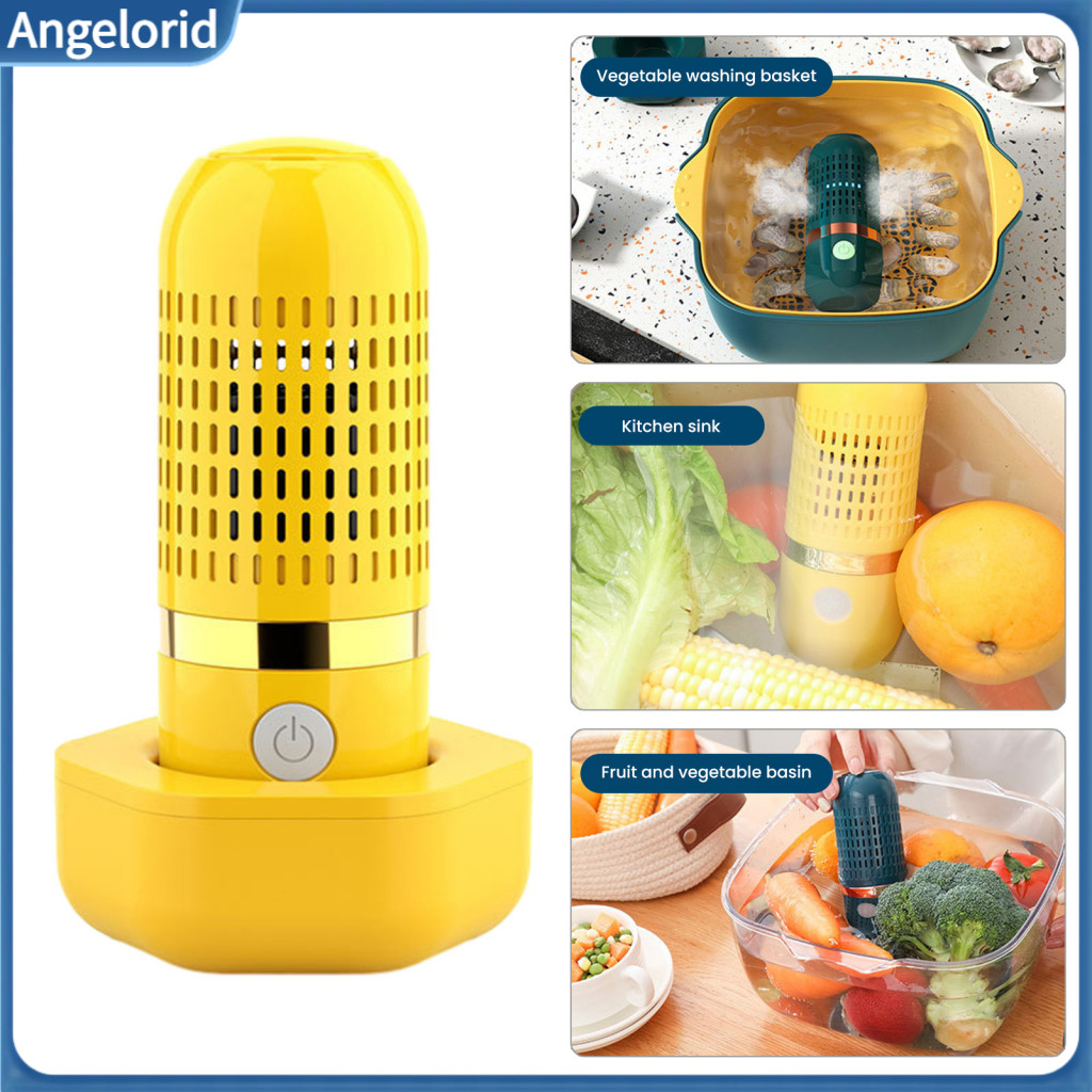 Vegetable Washer Produce Cleaner Portable Usb Fruit Waterproof Food Purifier with Ion Generator No-scrub Herb Compact fo