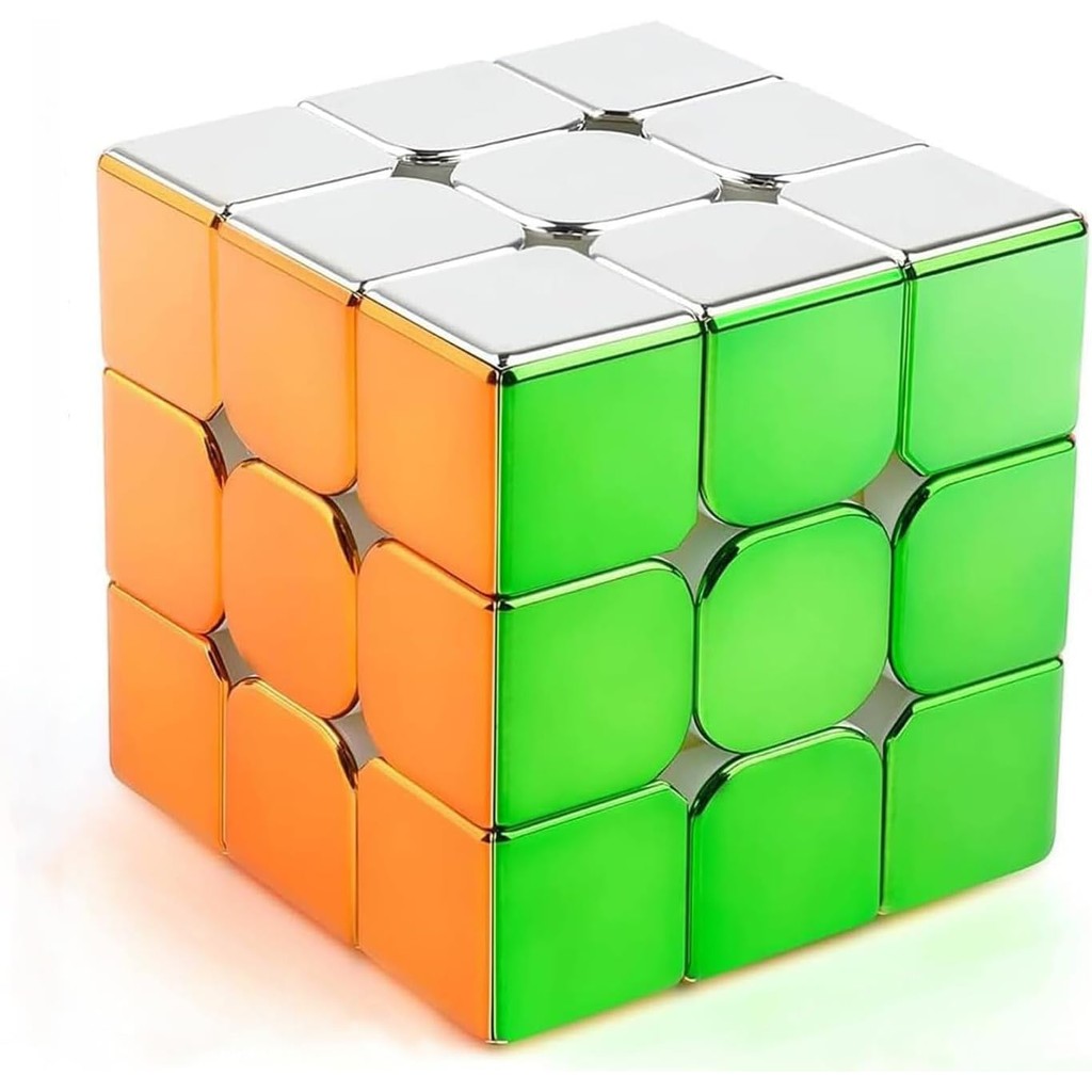 Shengshou Espelho Magnético Speed Cube 3x3x3 Galvanoplastia Reflexiva Metal Magic Reflexivo Brilhante 3D Puzzle Cérebro