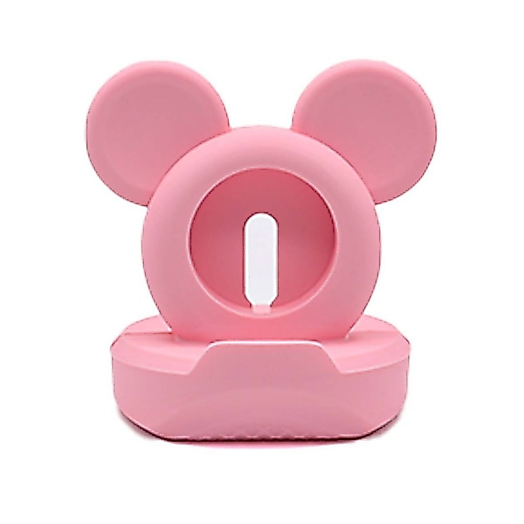 Suporte De Carregador De Silicone Bonito Dos Desenhos Animados Para Apple Watch Série 11 10 9 8 7 6 5 4 3 2 1 SE 3 Ultra
