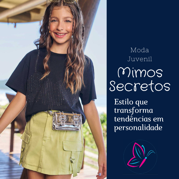 Short Saia em Sarja com Elastano 76915 Vic&Vicky