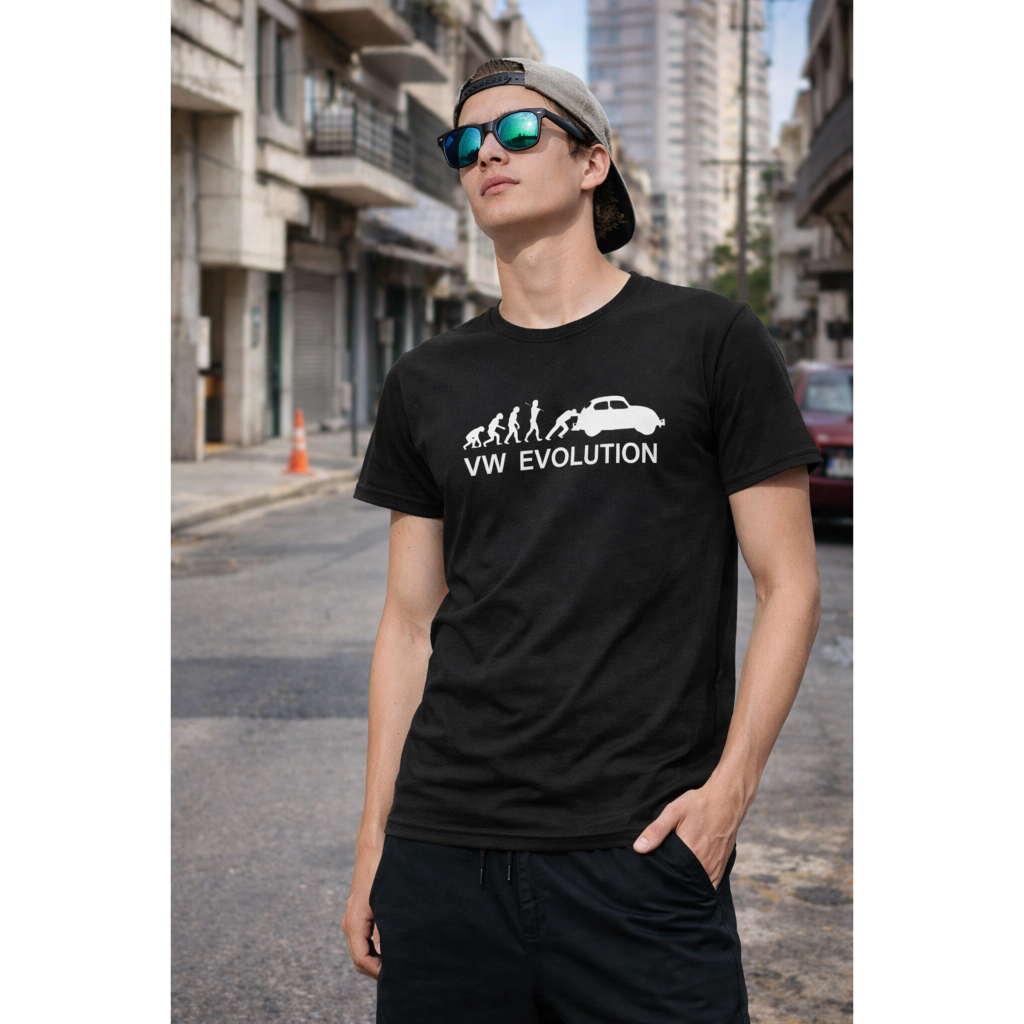 Camiseta Masculina Fusca Evolution Classicos Air Cooled Lendas