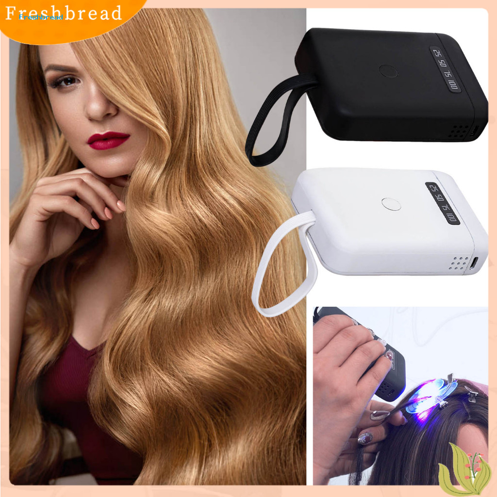 Hair Extension Curing Light 405nm Led Lamp 5000mah Rechargeable Uv Machine Portable Handheld Wig Glue Dryer for Home Sal