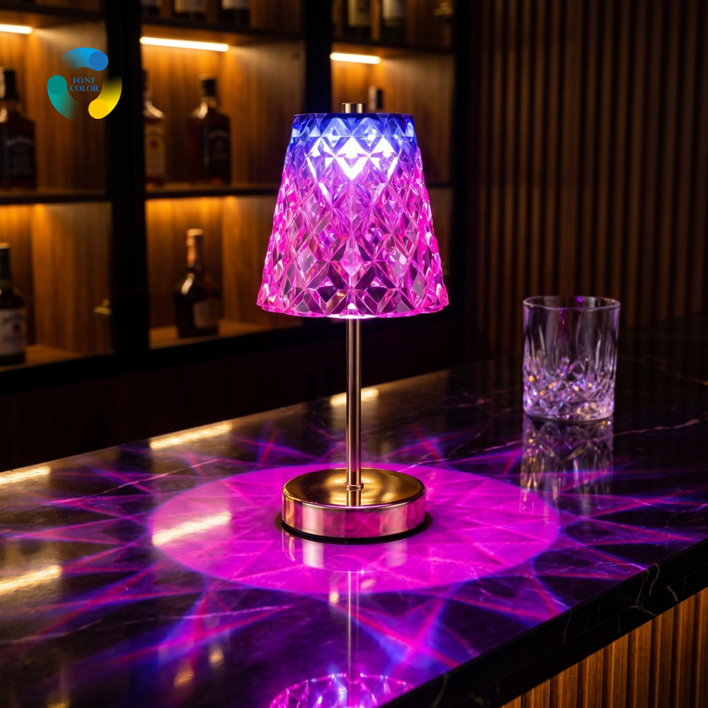 Rechargeable Faux Table Lamp Portable Cordless Desk Touch Control Metal 3-color Dimmable Night Light with Shade for Bedr