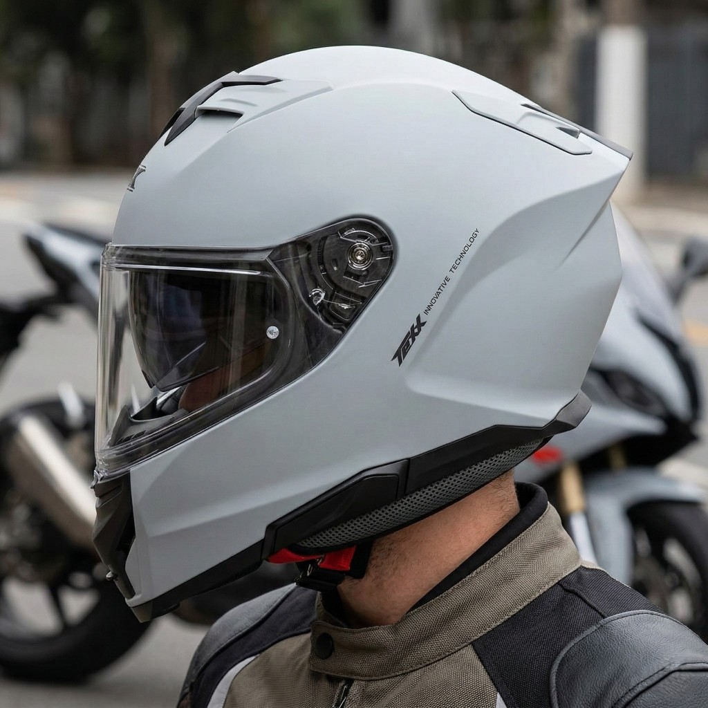 Capacete Texx Kaiman Com Óculos Interno Viseira Solar Masculino Feminino Luxo Conforto Qualidade Top