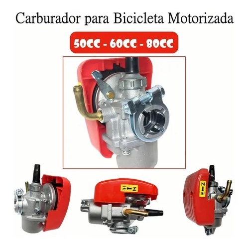 Carburador Motor 2T 40CC a 100CC De Ótima Qualidade Máxima  - Carburador De Bicicleta Motorizada Motor Bicicleta
