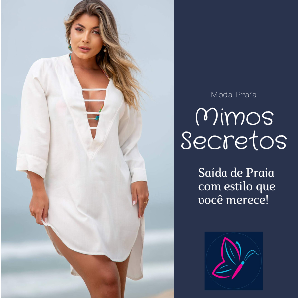 Saída de Praia Sofisticada - Branca