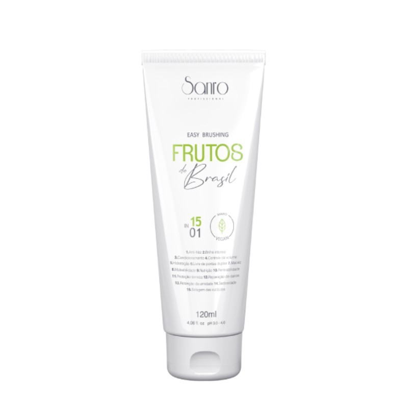 Easy Brushing Frutos do Brasil 15 in 01 120ml Sanro Cosmeticos