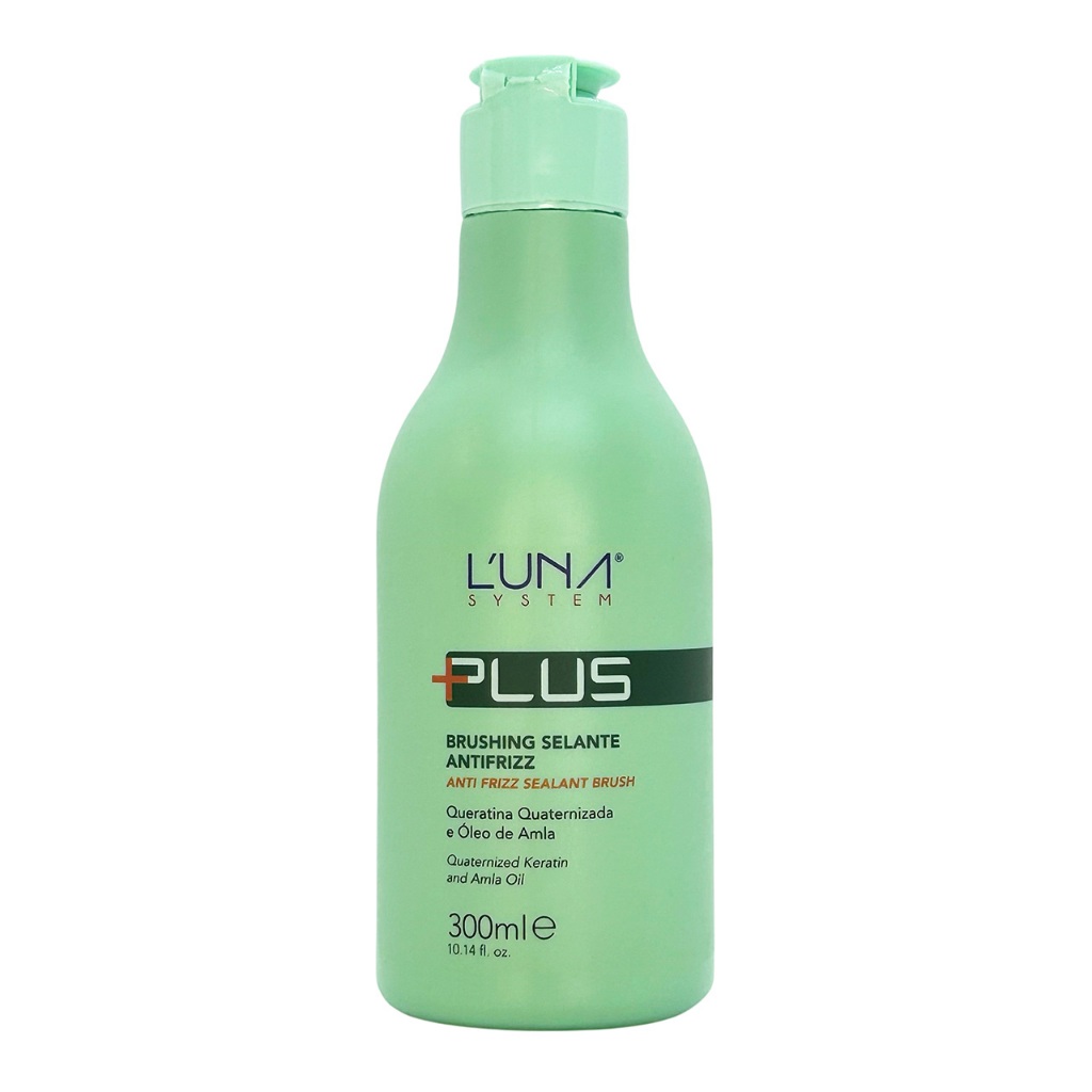 Brushing Selante Plus Luna System 300ml | Efeito Liso Prolongado | Queratina e Óleo de Amla | Proteção Térmica