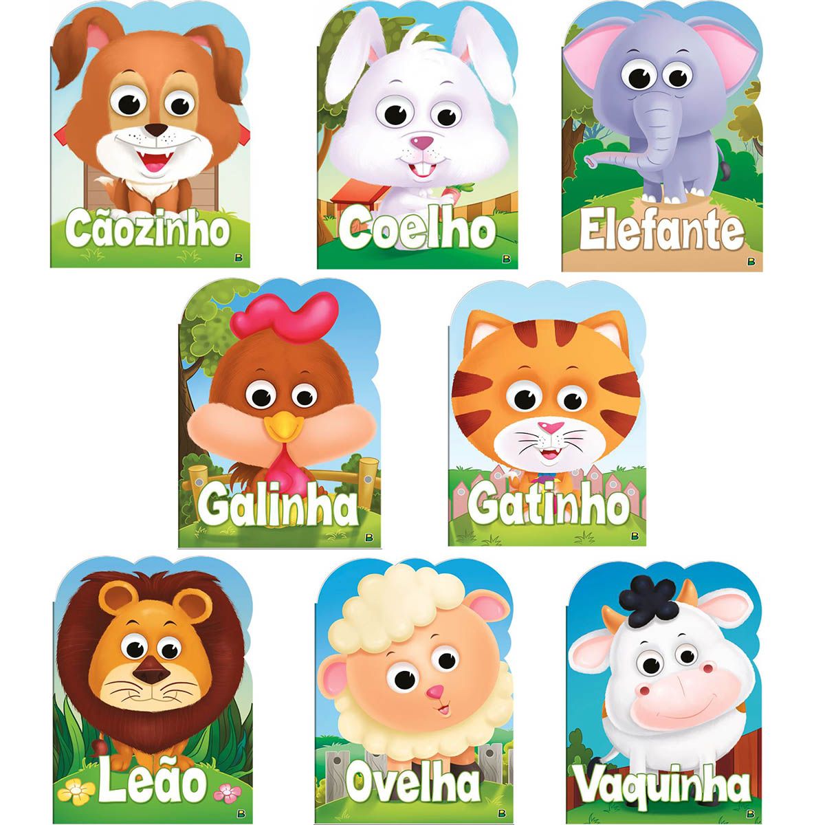 Kit Com 8 Livros Infantil Para Ler - Coleção Olha Quem Sou