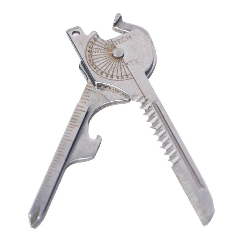 Alicate de Chaveiro Dobrável EDC Multi-Ferramenta 6 em 1 com Chave de Fenda e Abridor de Garrafas Equipamento de Sobrevi