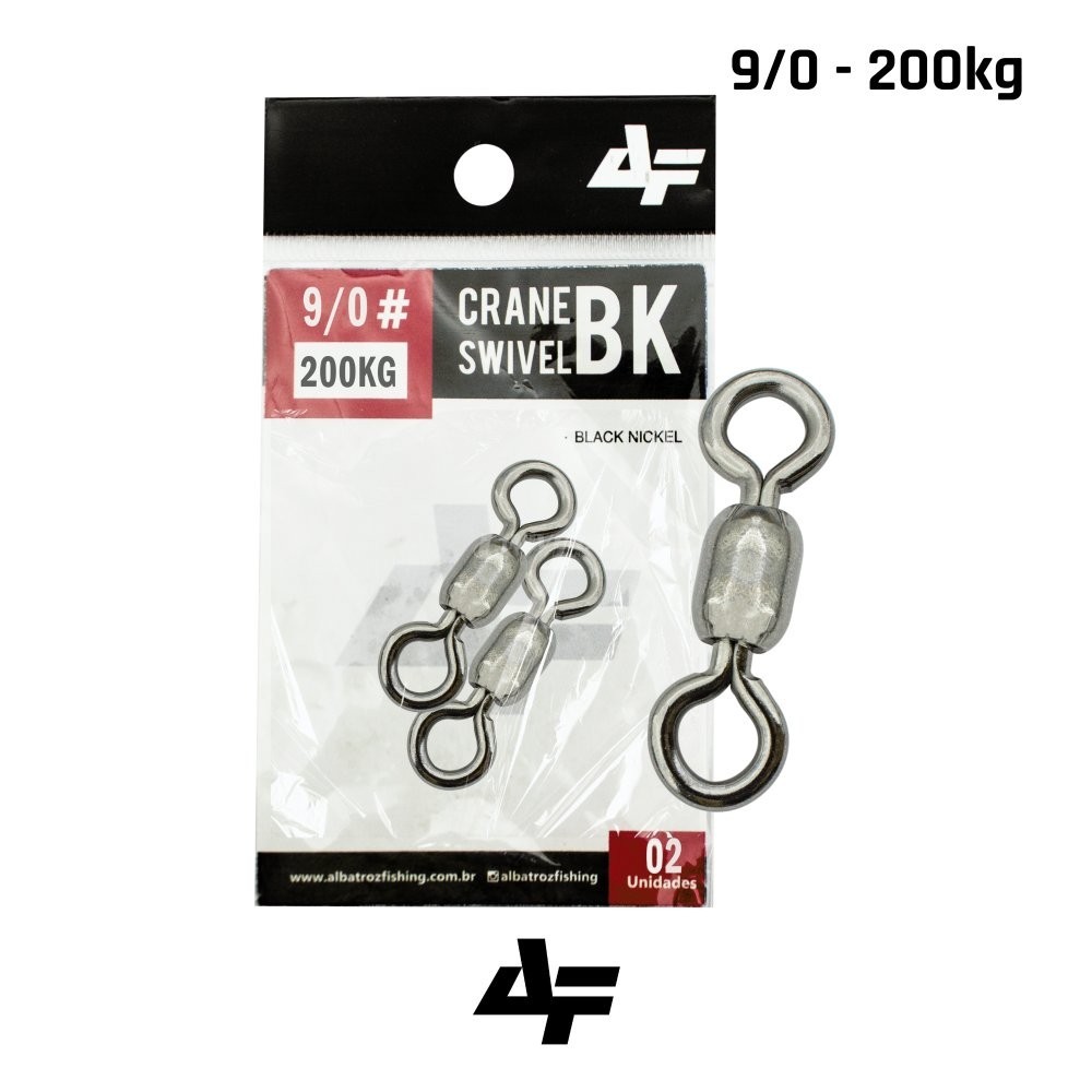 Girador Albatroz Cranel Swivel Black Nickel 9/0 c/ 2un.