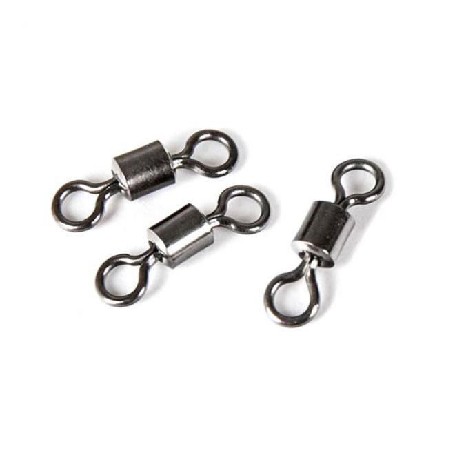 Kit 100pcs Girador Destorcedor Swivel para Pesca 15mm 20Kg
