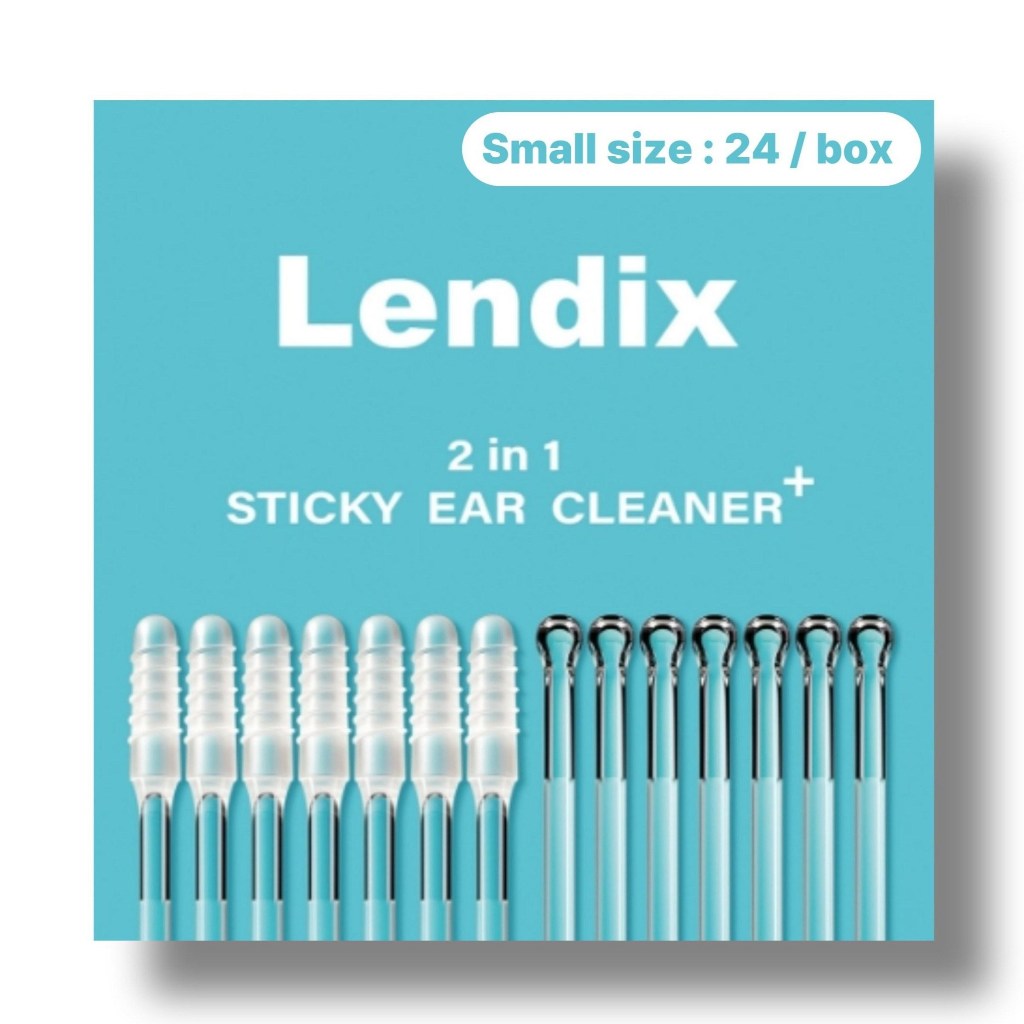 Lendix 2 Em 1 Eco Sticky Ear Cleaner Algodão Bud 24pcs L/S Tamanho Opcional Cuidados De Higiene Infantil