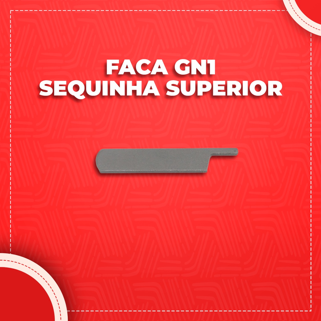 Faca Maquina Semi Industrial Overloque Sequinha Superior