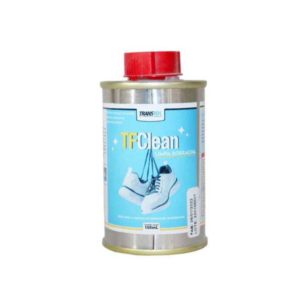 TF Clean Limpa Tênis Borracha 150ml Restauração Calçado Sneakers Removedor