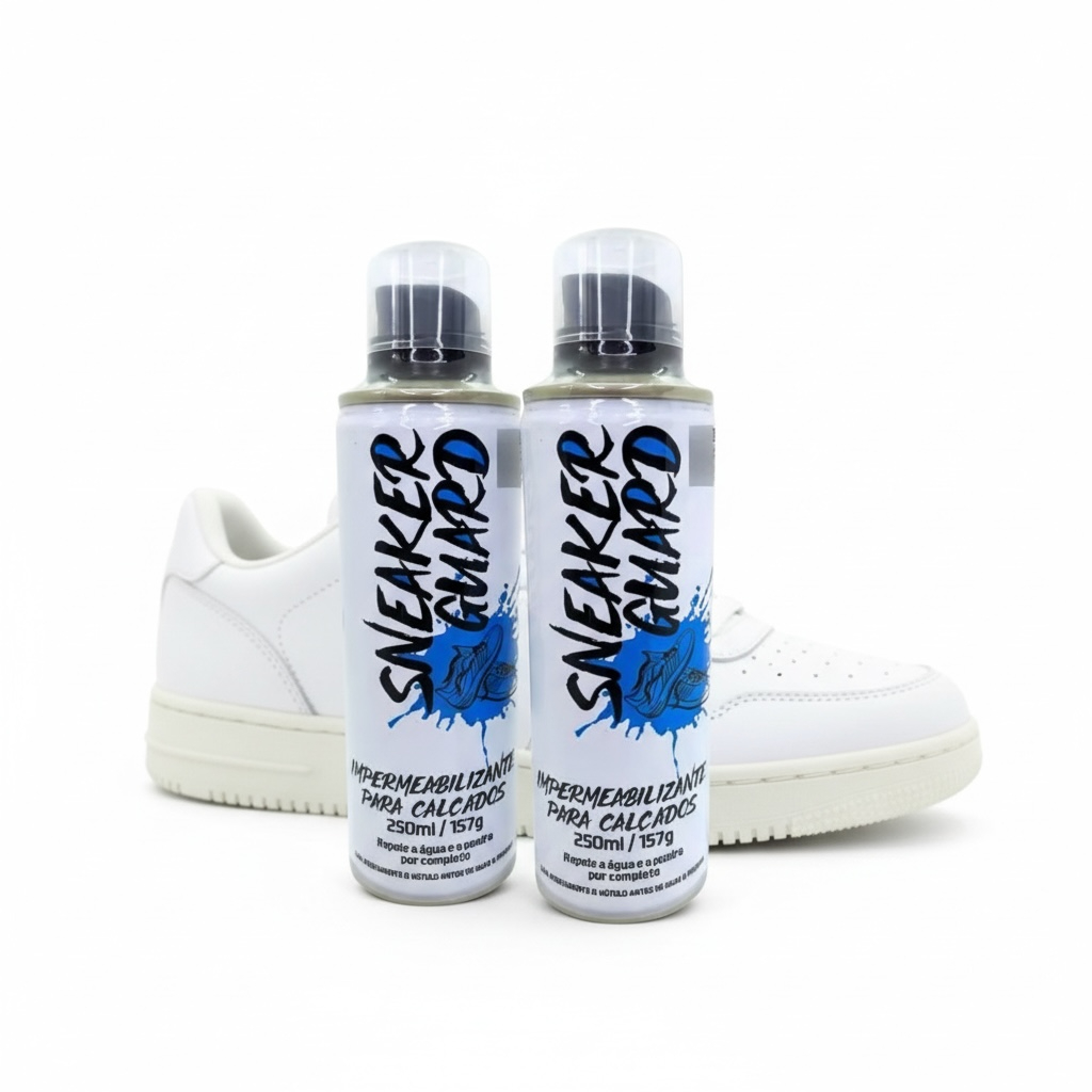 Kit com 02 Impermeabilizante De Tênis Sneakers Guard Repele Sujeira Lançamento  2026