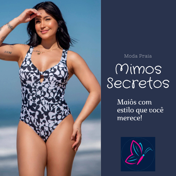 Maiô com Bojo Removível Copacabana