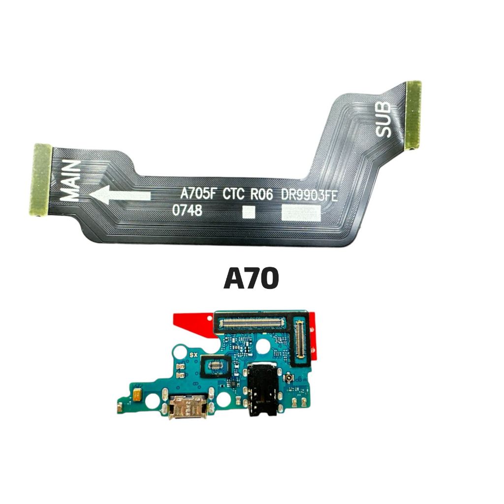Placa De Carga + Flex Main Galaxy A70
