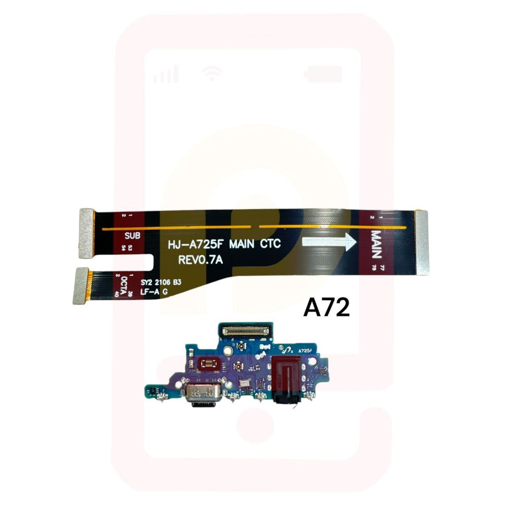 Placa De Carga + Flex Main Galaxy A72