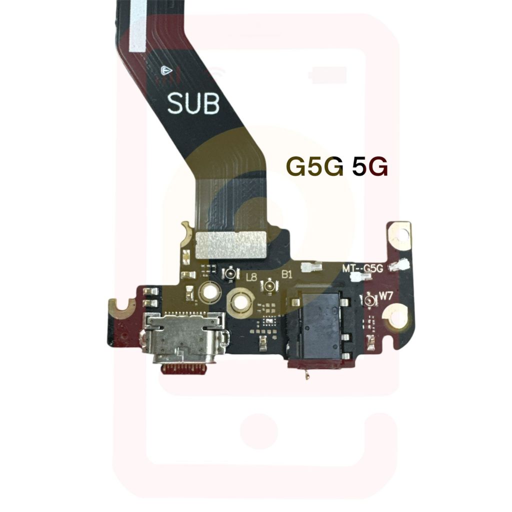 Placa De Carga + Flex Main Moto G5G