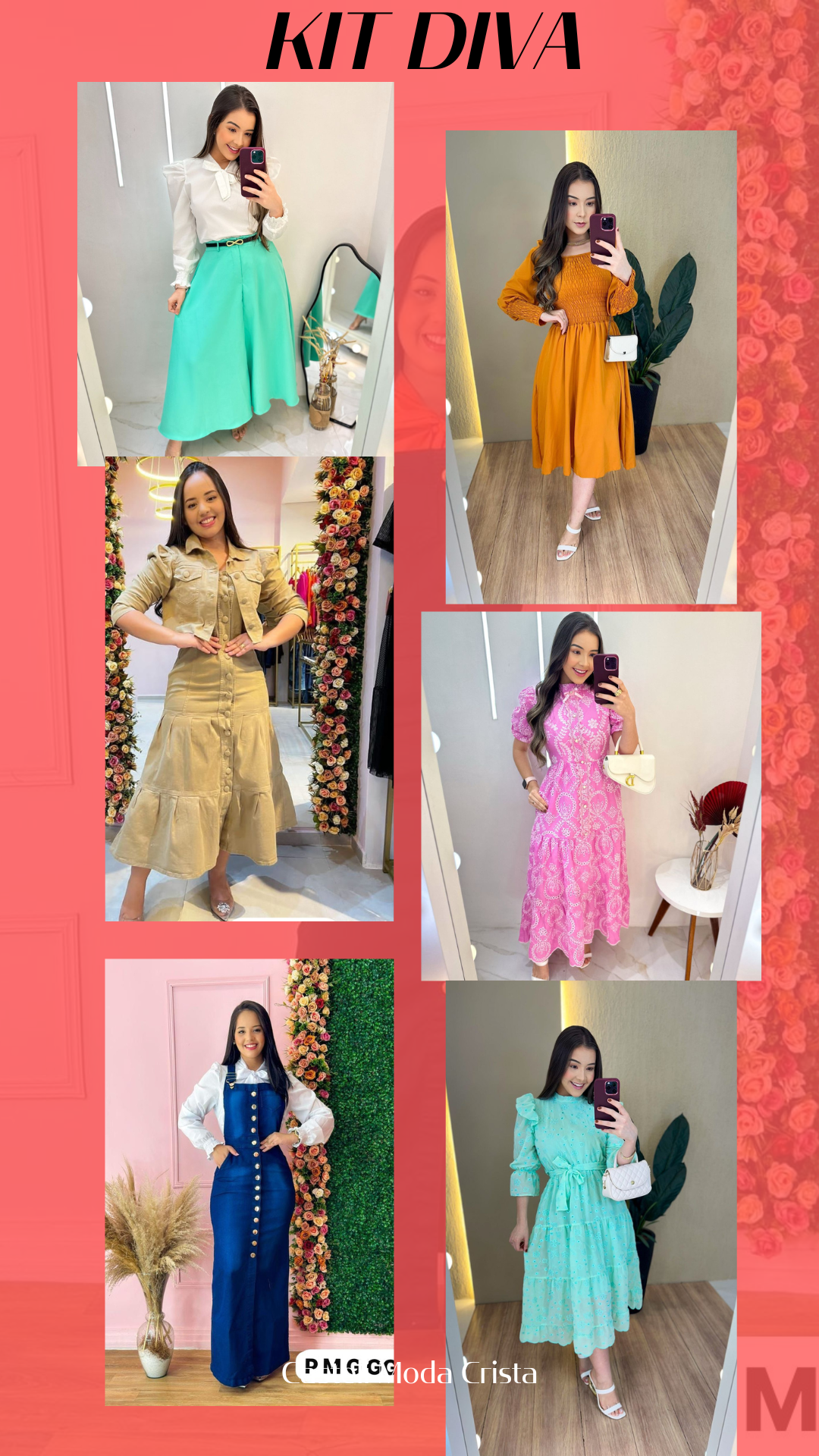 VESTIDOS CASTELI MODA CRISTA