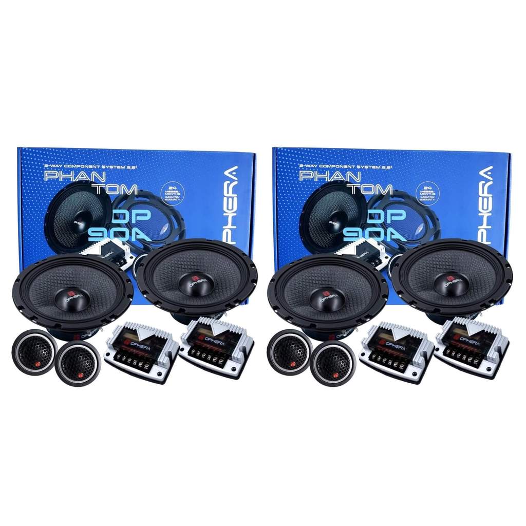 Kit 4 Alto Falantes 180W Rms 6